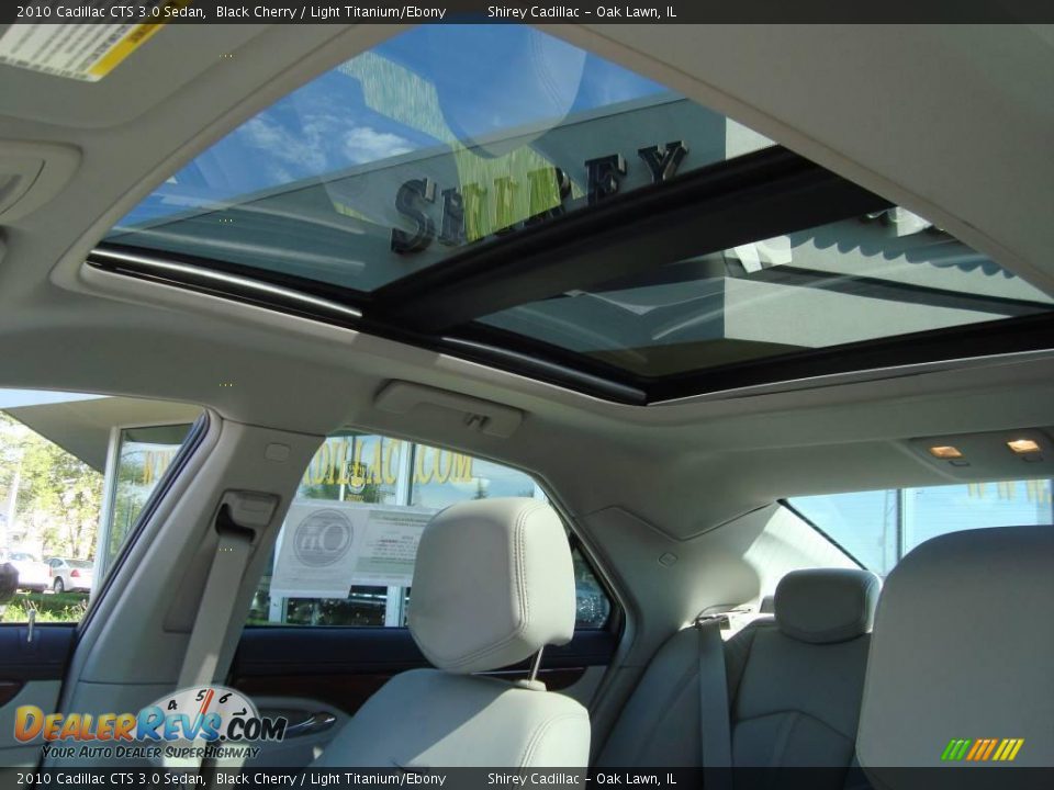 2010 Cadillac CTS 3.0 Sedan Black Cherry / Light Titanium/Ebony Photo #11
