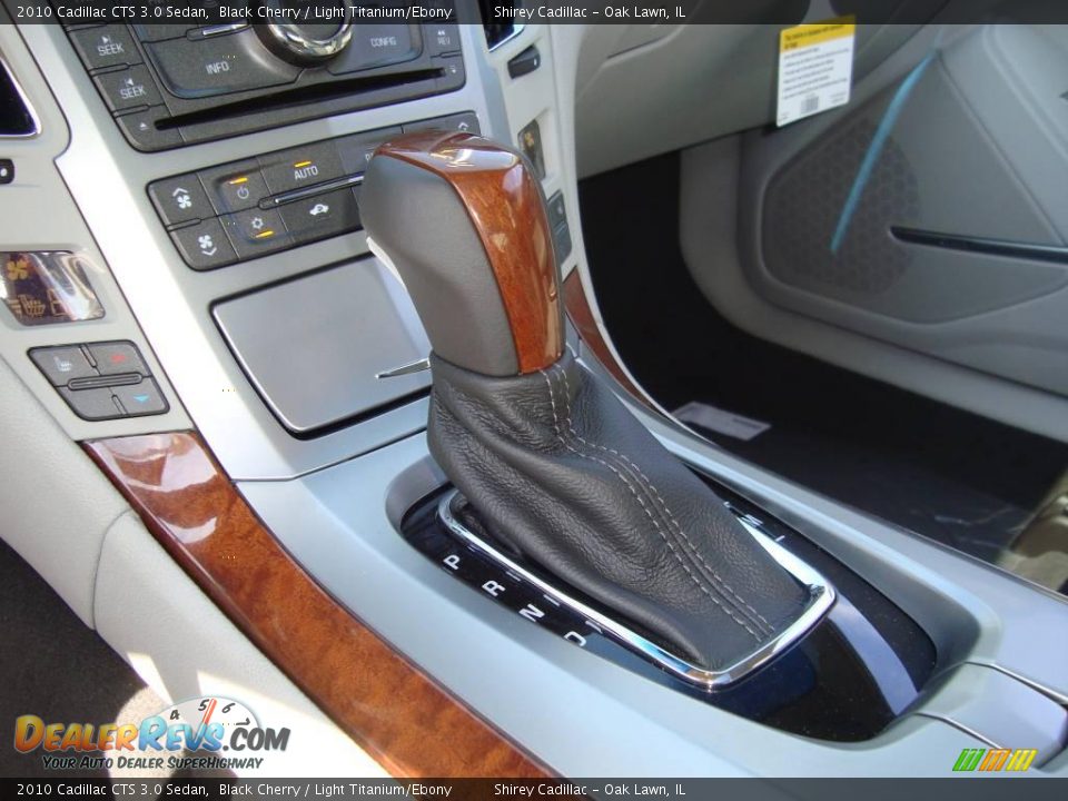 2010 Cadillac CTS 3.0 Sedan Black Cherry / Light Titanium/Ebony Photo #17