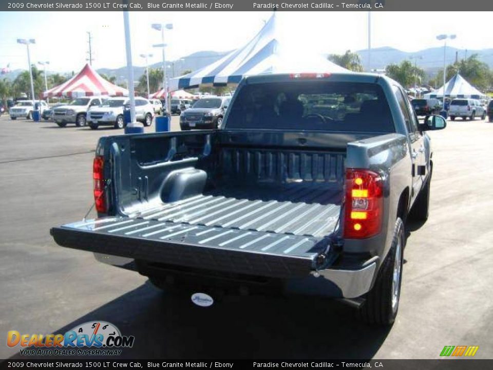 2009 Chevrolet Silverado 1500 LT Crew Cab Blue Granite Metallic / Ebony Photo #8
