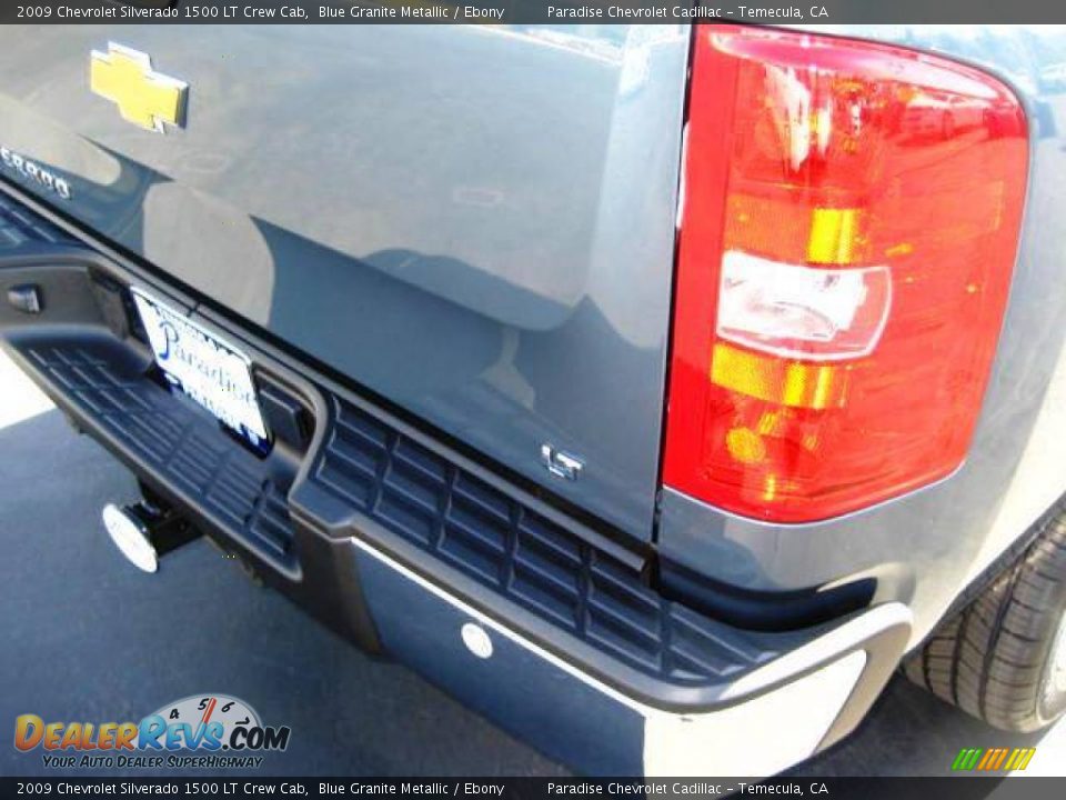 2009 Chevrolet Silverado 1500 LT Crew Cab Blue Granite Metallic / Ebony Photo #10