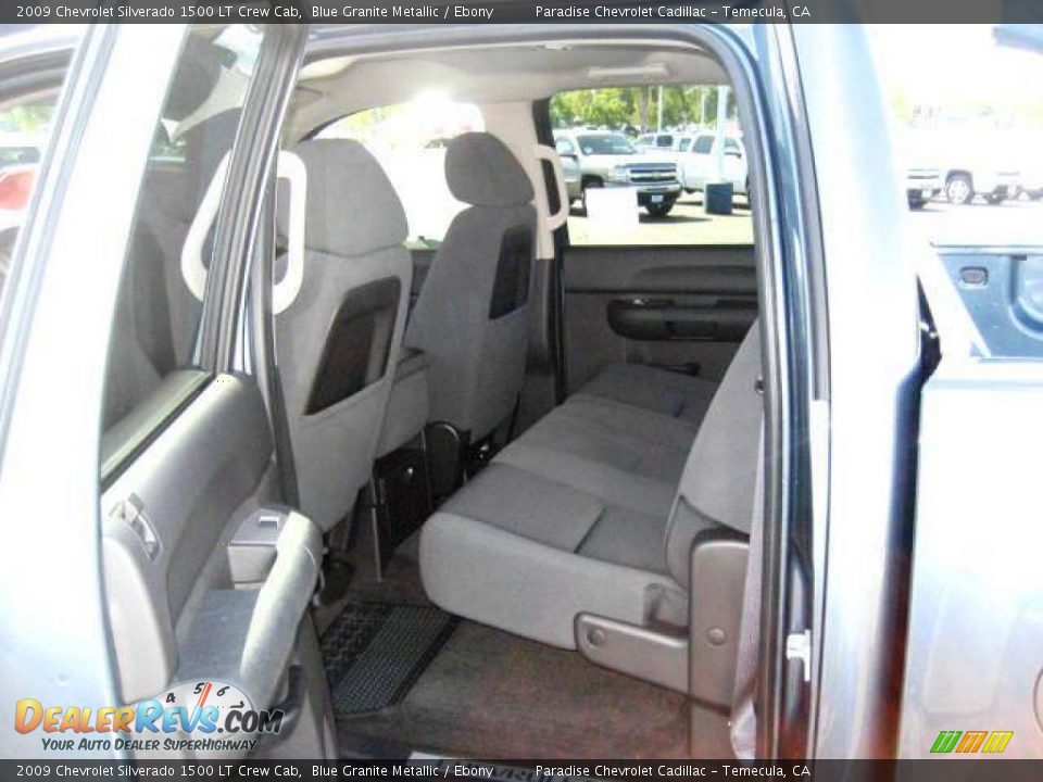 2009 Chevrolet Silverado 1500 LT Crew Cab Blue Granite Metallic / Ebony Photo #13