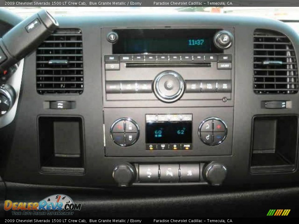 2009 Chevrolet Silverado 1500 LT Crew Cab Blue Granite Metallic / Ebony Photo #16