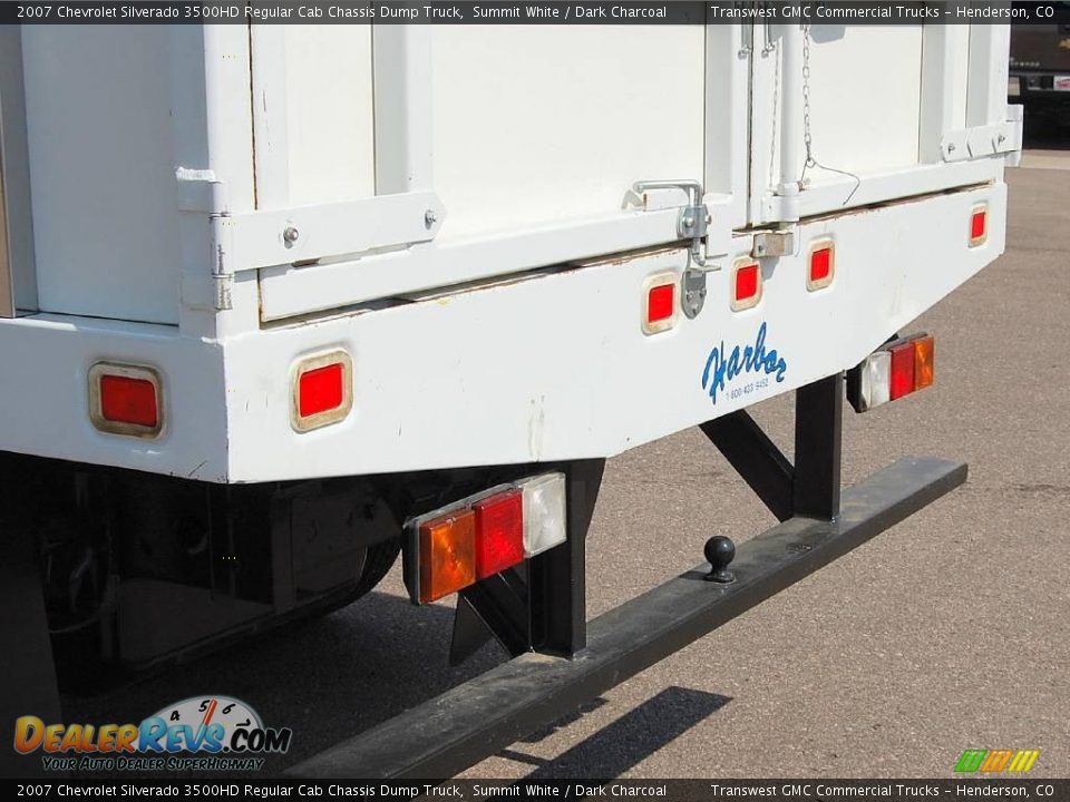 2007 Chevrolet Silverado 3500HD Regular Cab Chassis Dump Truck Summit White / Dark Charcoal Photo #6