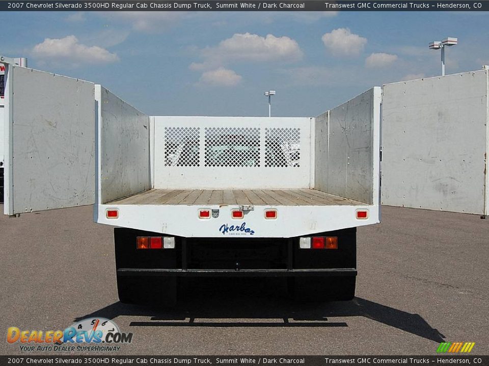 2007 Chevrolet Silverado 3500HD Regular Cab Chassis Dump Truck Summit White / Dark Charcoal Photo #8
