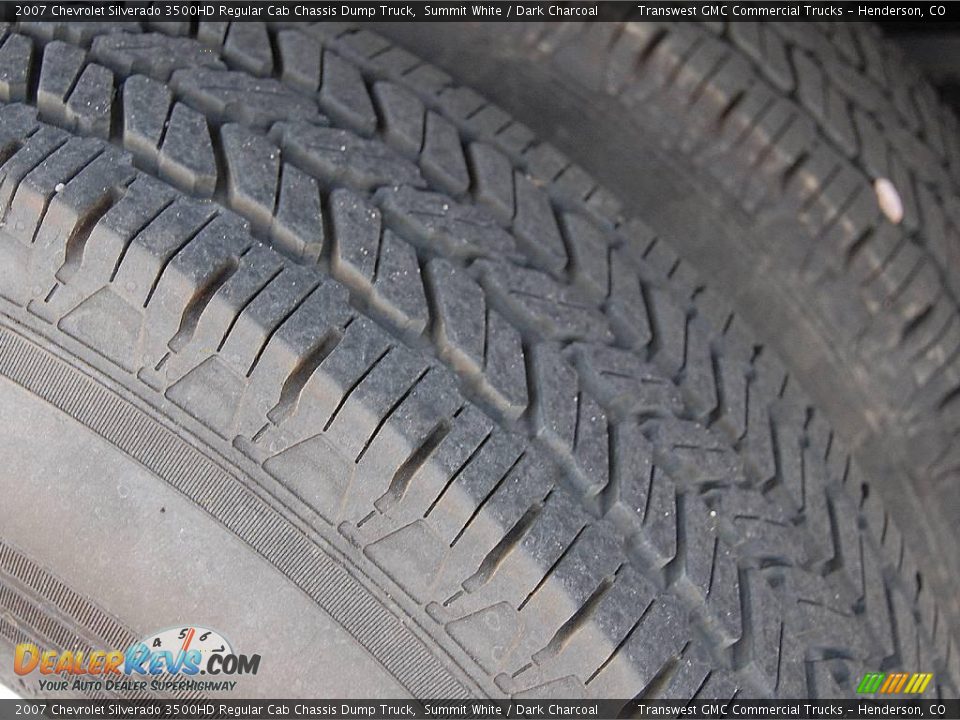 2007 Chevrolet Silverado 3500HD Regular Cab Chassis Dump Truck Summit White / Dark Charcoal Photo #16