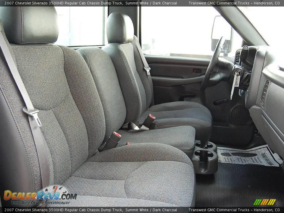 2007 Chevrolet Silverado 3500HD Regular Cab Chassis Dump Truck Summit White / Dark Charcoal Photo #18