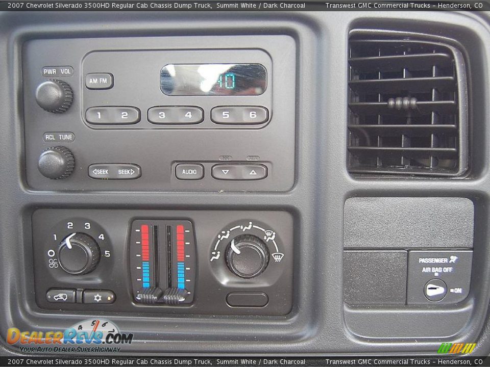 2007 Chevrolet Silverado 3500HD Regular Cab Chassis Dump Truck Summit White / Dark Charcoal Photo #22