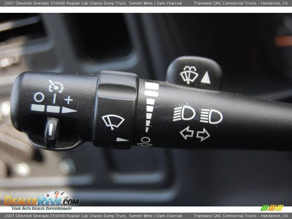 2007 Chevrolet Silverado 3500HD Regular Cab Chassis Dump Truck Summit White / Dark Charcoal Photo #24