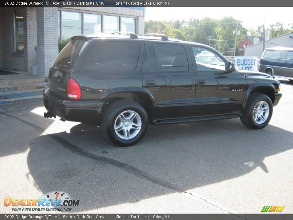 2002 Dodge Durango R/T 4x4 Black / Dark Slate Gray Photo #3