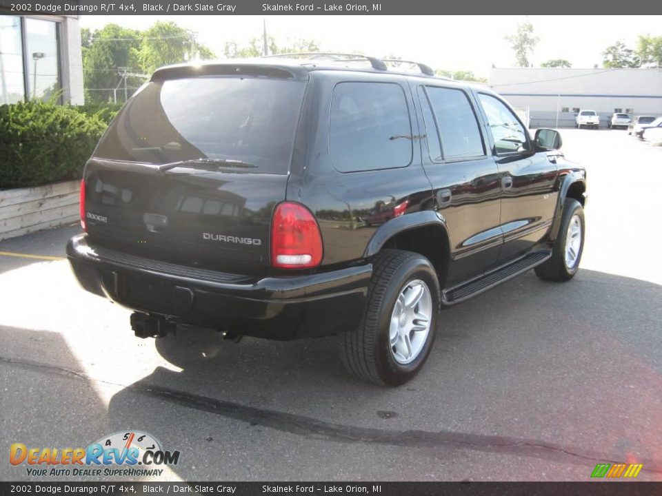 2002 Dodge Durango R/T 4x4 Black / Dark Slate Gray Photo #4