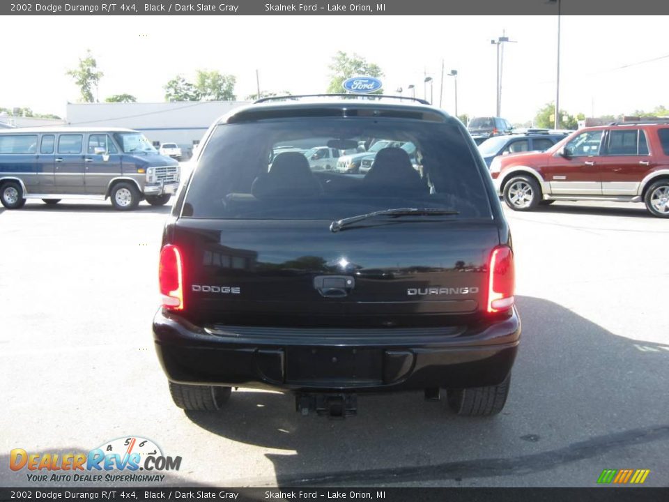 2002 Dodge Durango R/T 4x4 Black / Dark Slate Gray Photo #5