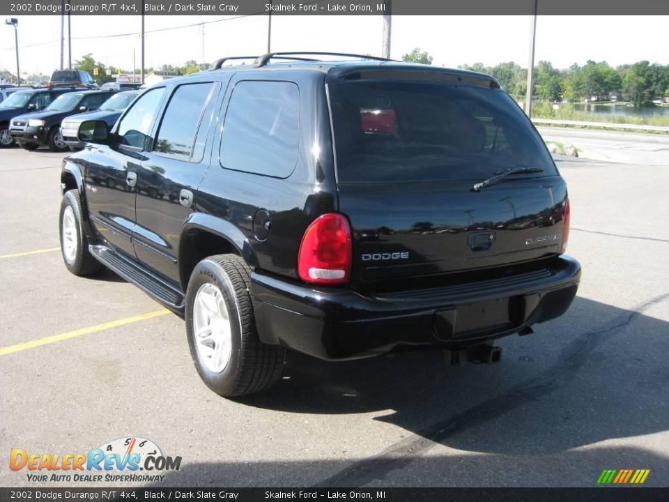 2002 Dodge Durango R/T 4x4 Black / Dark Slate Gray Photo #6