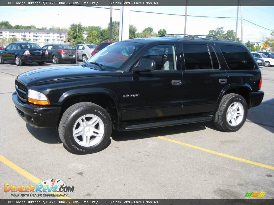 2002 Dodge Durango R/T 4x4 Black / Dark Slate Gray Photo #8