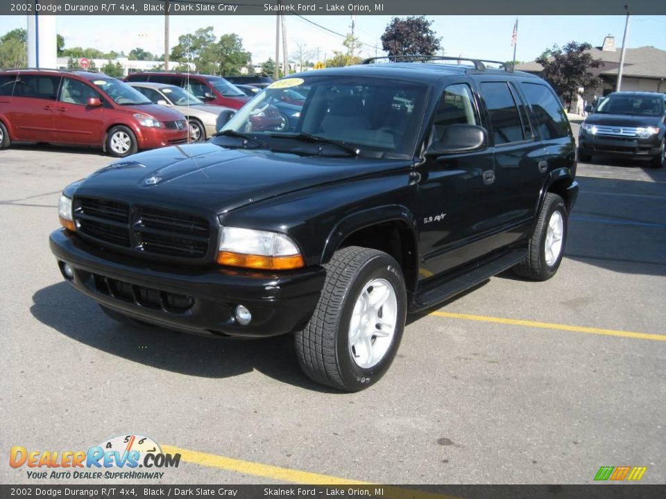 2002 Dodge Durango R/T 4x4 Black / Dark Slate Gray Photo #9