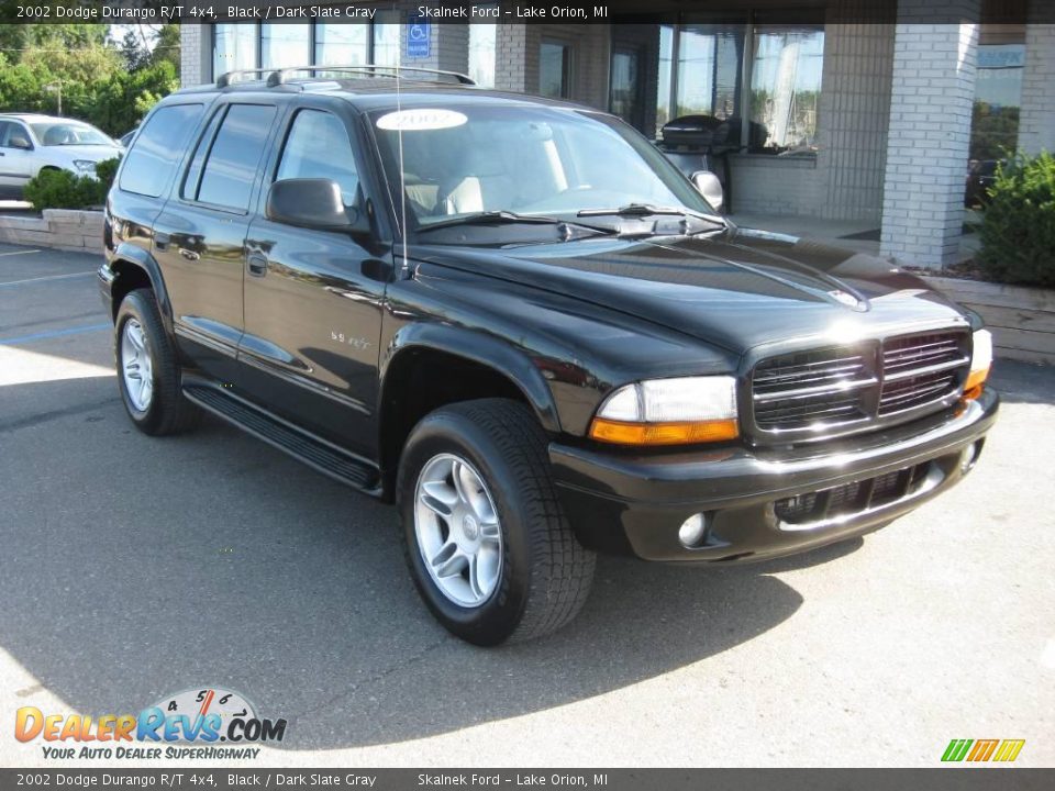 2002 Dodge Durango R/T 4x4 Black / Dark Slate Gray Photo #11