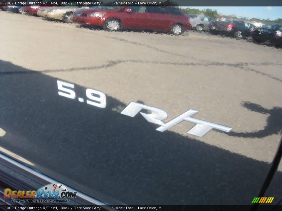 2002 Dodge Durango R/T 4x4 Black / Dark Slate Gray Photo #14