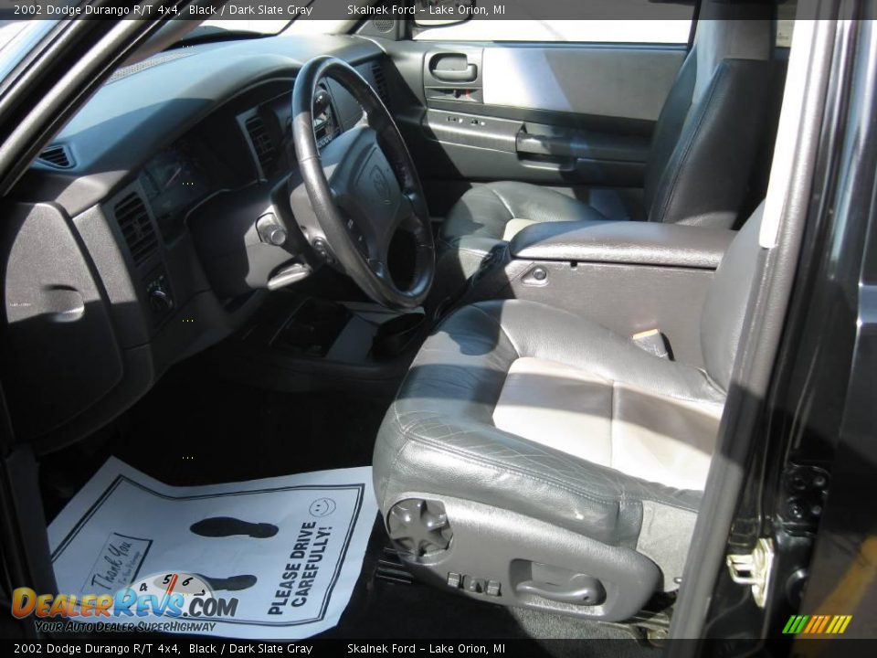2002 Dodge Durango R/T 4x4 Black / Dark Slate Gray Photo #21