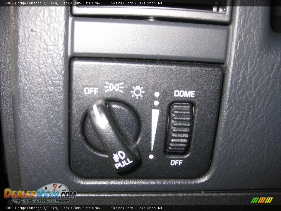 2002 Dodge Durango R/T 4x4 Black / Dark Slate Gray Photo #26