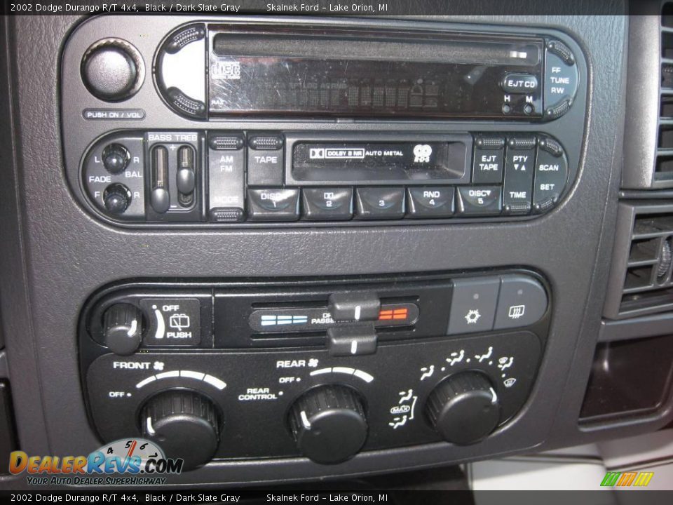 2002 Dodge Durango R/T 4x4 Black / Dark Slate Gray Photo #29