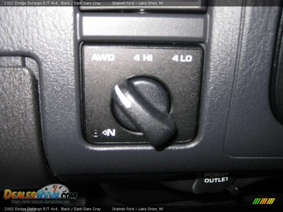 2002 Dodge Durango R/T 4x4 Black / Dark Slate Gray Photo #30