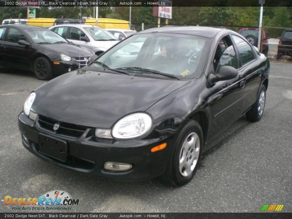2002 Dodge Neon SXT Black Clearcoat / Dark Slate Gray Photo #2
