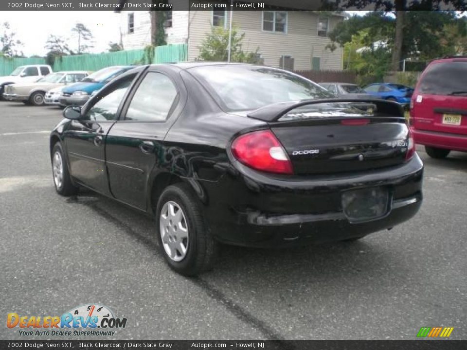 2002 Dodge Neon SXT Black Clearcoat / Dark Slate Gray Photo #7