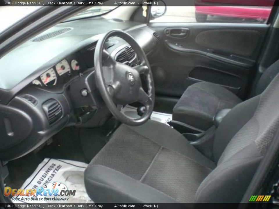 2002 Dodge Neon SXT Black Clearcoat / Dark Slate Gray Photo #9