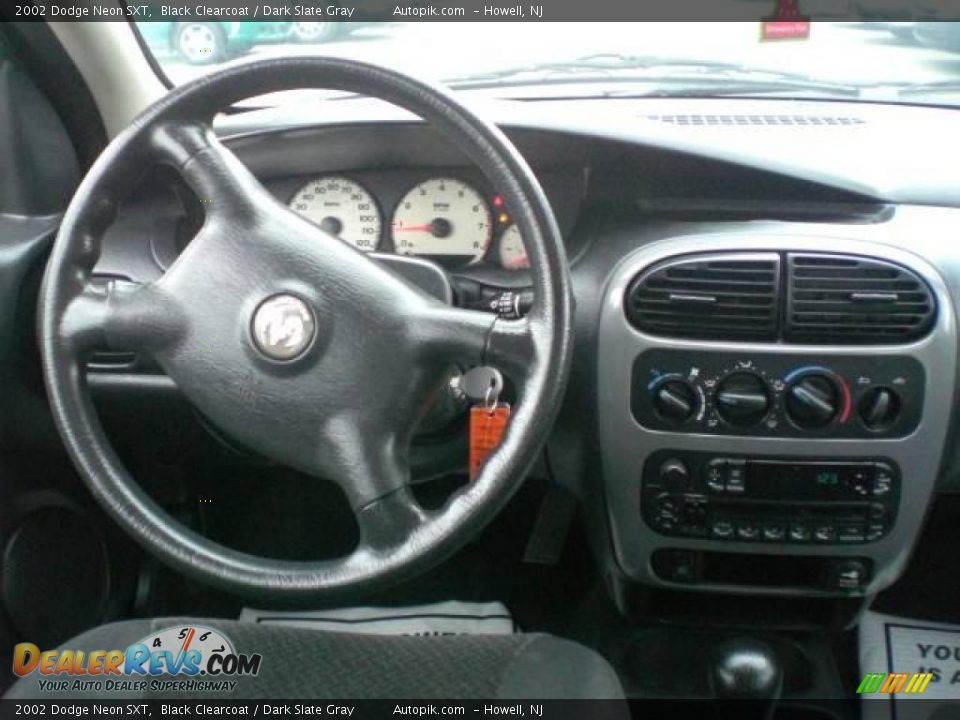2002 Dodge Neon SXT Black Clearcoat / Dark Slate Gray Photo #13