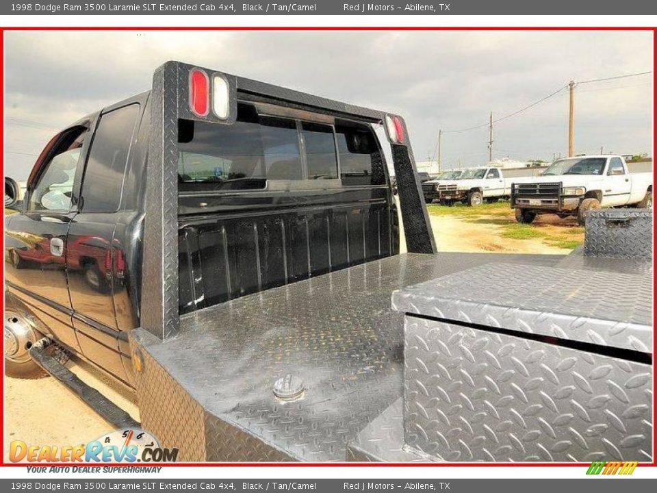 1998 Dodge Ram 3500 Laramie SLT Extended Cab 4x4 Black / Tan/Camel Photo #24