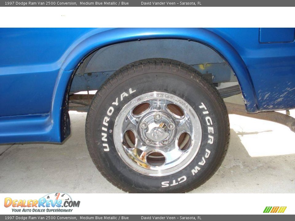 1997 Dodge Ram Van 2500 Conversion Medium Blue Metallic / Blue Photo #3