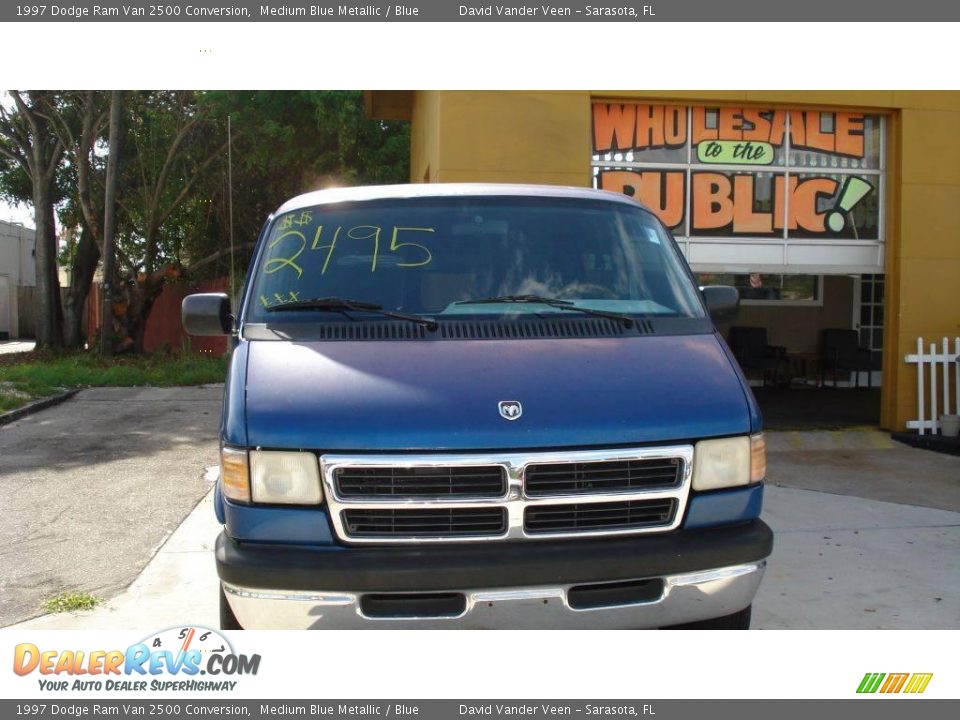 1997 Dodge Ram Van 2500 Conversion Medium Blue Metallic / Blue Photo #7