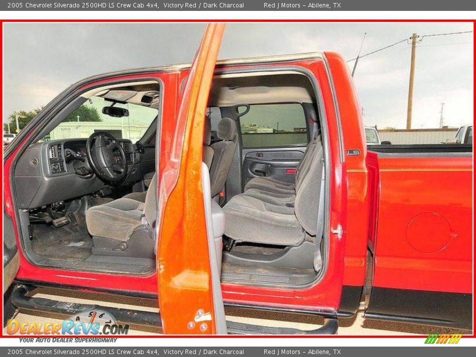 2005 Chevrolet Silverado 2500HD LS Crew Cab 4x4 Victory Red / Dark Charcoal Photo #20