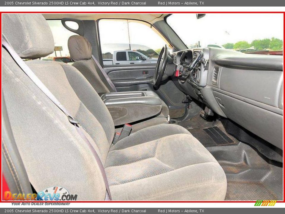 2005 Chevrolet Silverado 2500HD LS Crew Cab 4x4 Victory Red / Dark Charcoal Photo #22