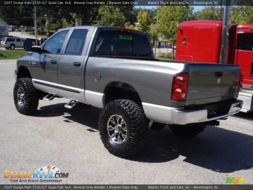 2007 Dodge Ram 2500 SLT Quad Cab 4x4 Mineral Gray Metallic / Medium Slate Gray Photo #8
