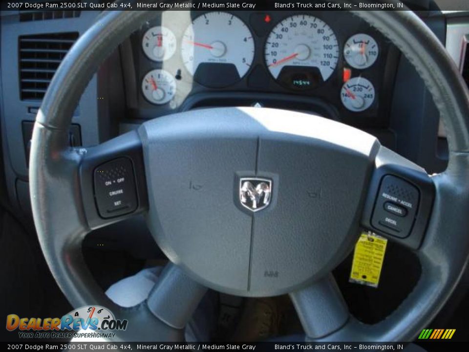 2007 Dodge Ram 2500 SLT Quad Cab 4x4 Mineral Gray Metallic / Medium Slate Gray Photo #20