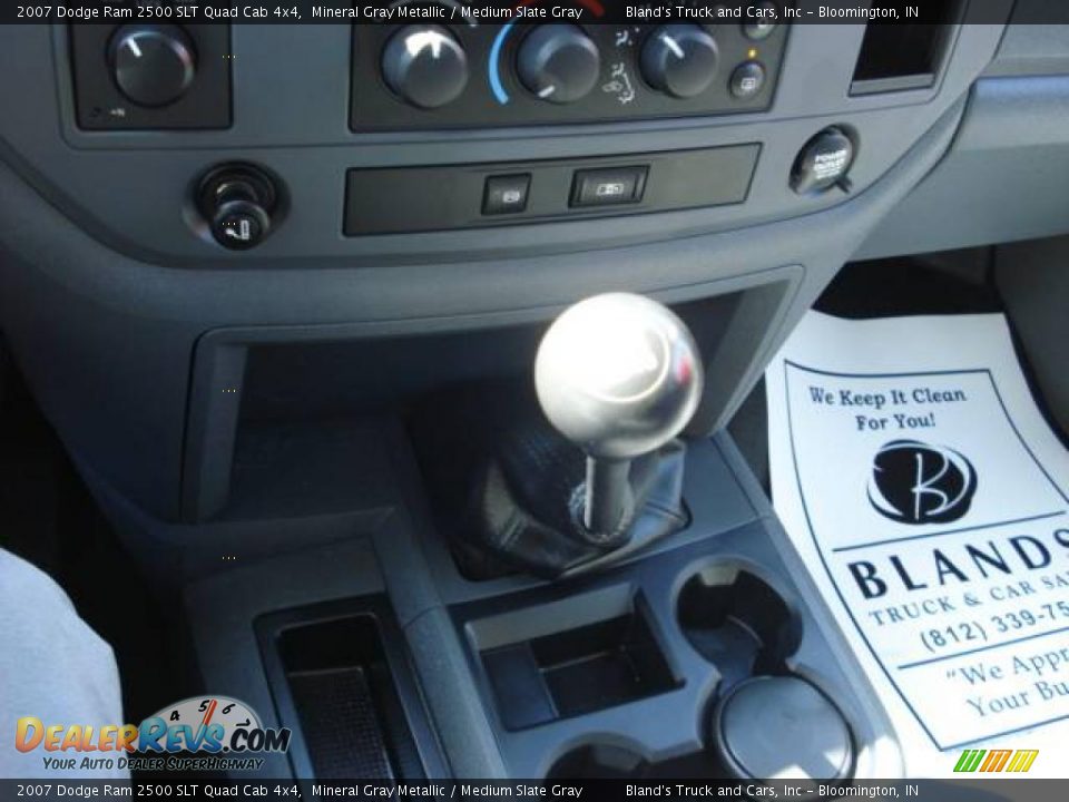2007 Dodge Ram 2500 SLT Quad Cab 4x4 Mineral Gray Metallic / Medium Slate Gray Photo #23