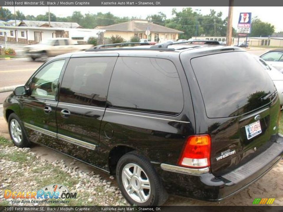 2003 Ford Windstar SE Black / Medium Graphite Photo #2