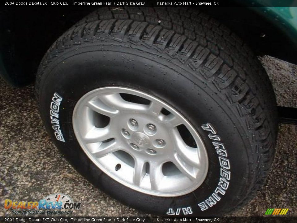 2004 Dodge Dakota SXT Club Cab Timberline Green Pearl / Dark Slate Gray Photo #7