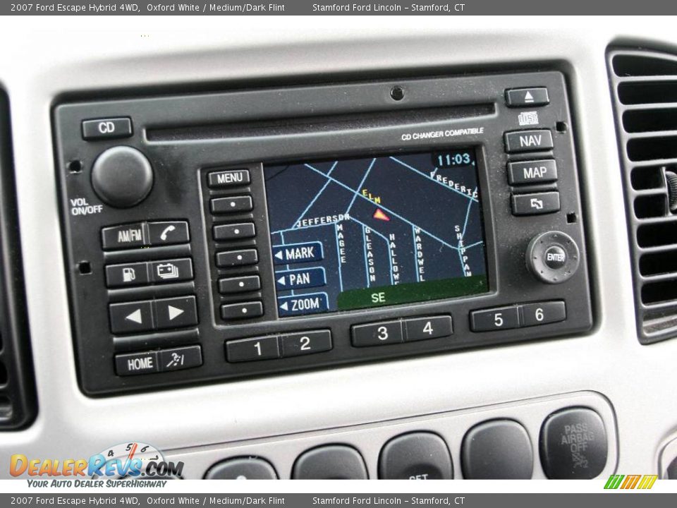 2007 Ford Escape Hybrid 4WD Oxford White / Medium/Dark Flint Photo #6