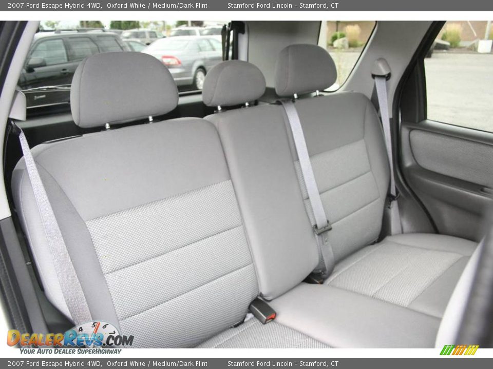 2007 Ford Escape Hybrid 4WD Oxford White / Medium/Dark Flint Photo #15