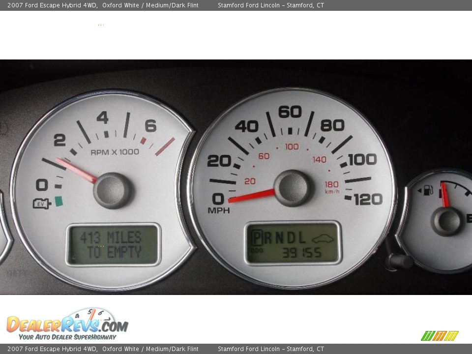 2007 Ford Escape Hybrid 4WD Oxford White / Medium/Dark Flint Photo #20