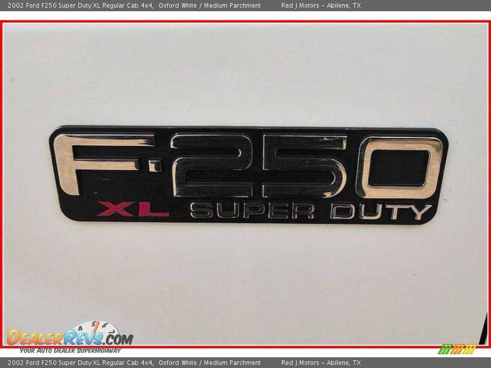 2002 Ford F250 Super Duty XL Regular Cab 4x4 Oxford White / Medium Parchment Photo #9