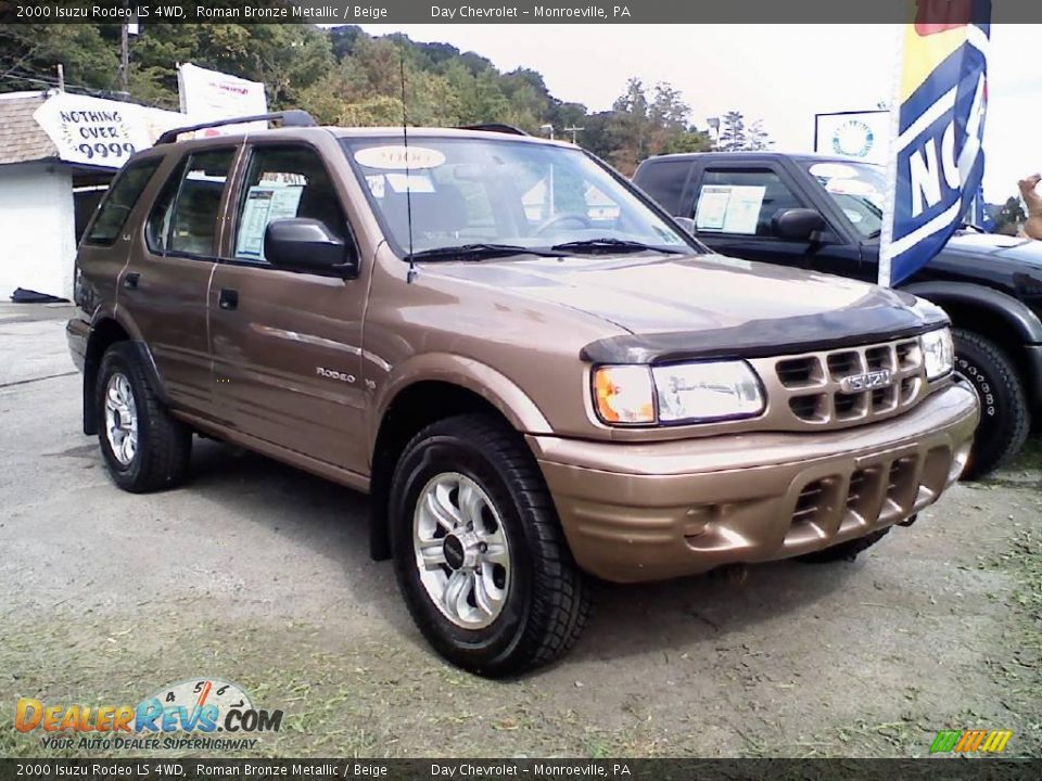 2000 Isuzu Rodeo LS 4WD Roman Bronze Metallic / Beige Photo #1