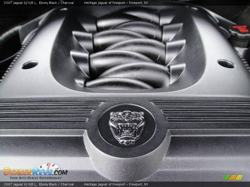 2007 Jaguar XJ XJ8 L Ebony Black / Charcoal Photo #10