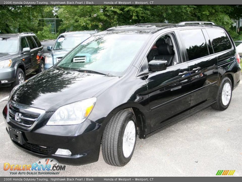 2006 Honda Odyssey Touring Nighthawk Black Pearl / Black Photo #1