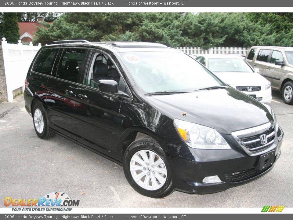 2006 Honda Odyssey Touring Nighthawk Black Pearl / Black Photo #3
