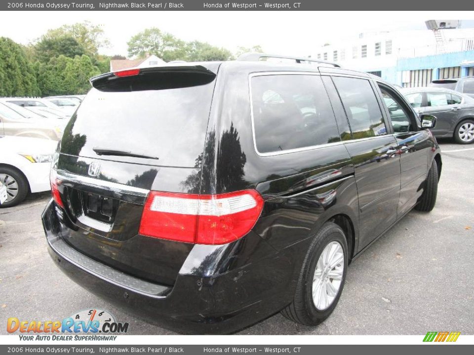 2006 Honda Odyssey Touring Nighthawk Black Pearl / Black Photo #5
