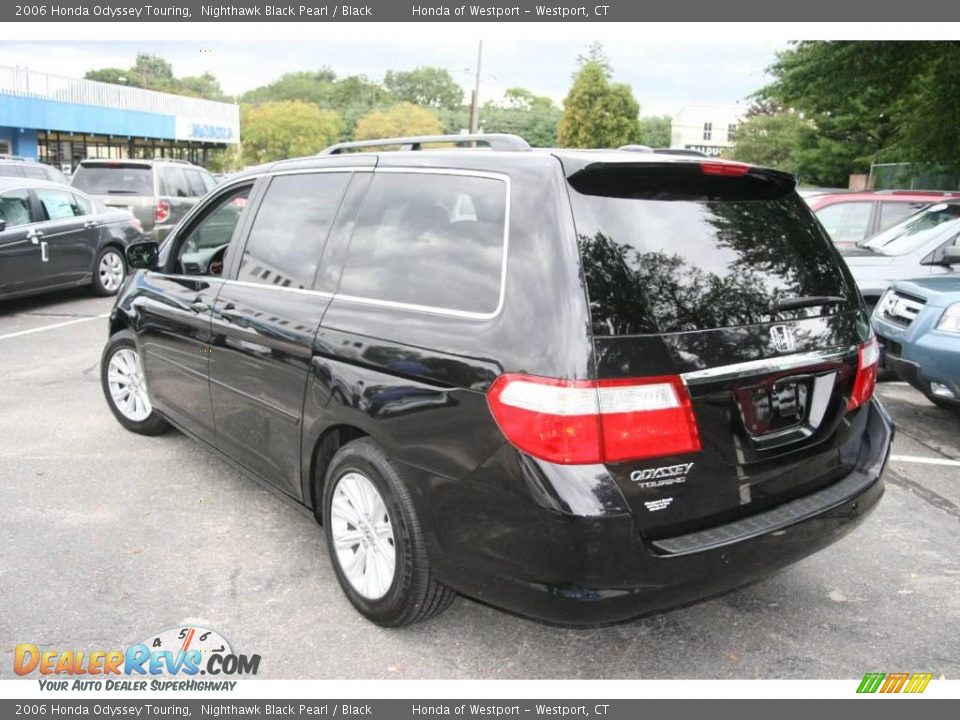 2006 Honda Odyssey Touring Nighthawk Black Pearl / Black Photo #8