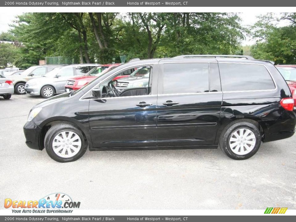 2006 Honda Odyssey Touring Nighthawk Black Pearl / Black Photo #9