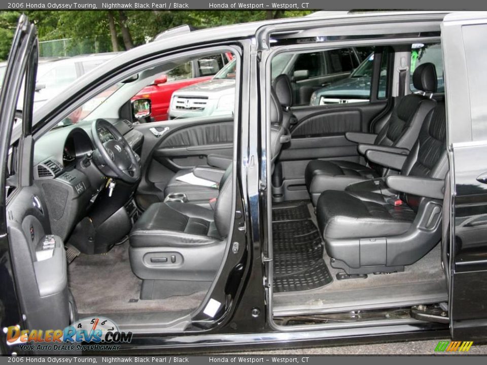 2006 Honda Odyssey Touring Nighthawk Black Pearl / Black Photo #11